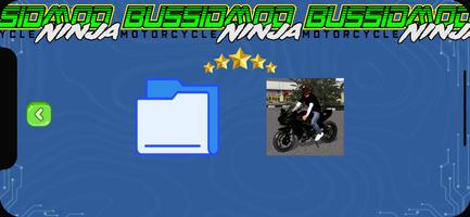 Bussid Mod Motorcycle Ninja captura de pantalla 3
