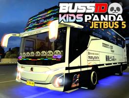 Mod Bussid Jetbus 5 Kids Panda Plakat