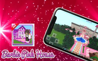 Mod barbie Pink House Minecraft 2021 capture d'écran 3