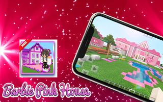 Mod barbie Pink House Minecraft 2021 capture d'écran 1