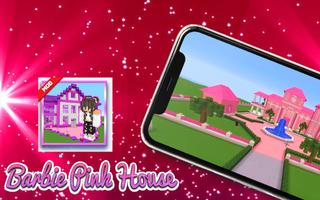 Mod barbie Pink House Minecraft 2021 capture d'écran 2