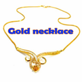 Gold Necklace Model