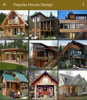 Wooden house design 2019 poster