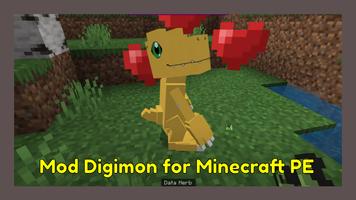 Mod Digimon for Minecraft PE Affiche