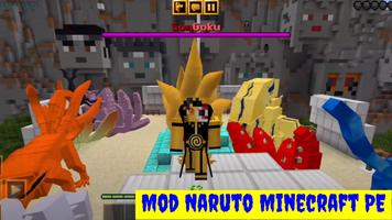 Naruto mod Minecraft PE Affiche