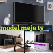 modern TV table model icon