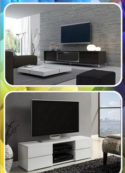 modern TV table model poster