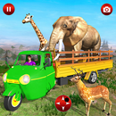 Wild Animal Transport Tuk Tuk Simulator APK