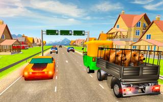 Wild Animal Transport Tuk Tuk Simulator تصوير الشاشة 3