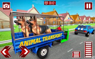 Wild Animal Transport Tuk Tuk Simulator تصوير الشاشة 2