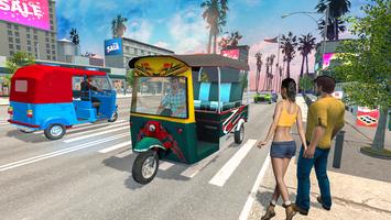 Grand Tuk Tuk Rickshaw Game постер
