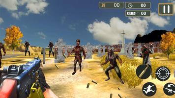 Deadly Zombie Hunter 3D captura de pantalla 3
