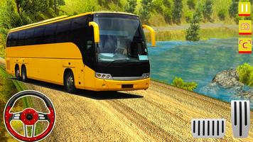 OffRoad Uphill Euro Tourist Bus Driving Simulator ảnh chụp màn hình 1