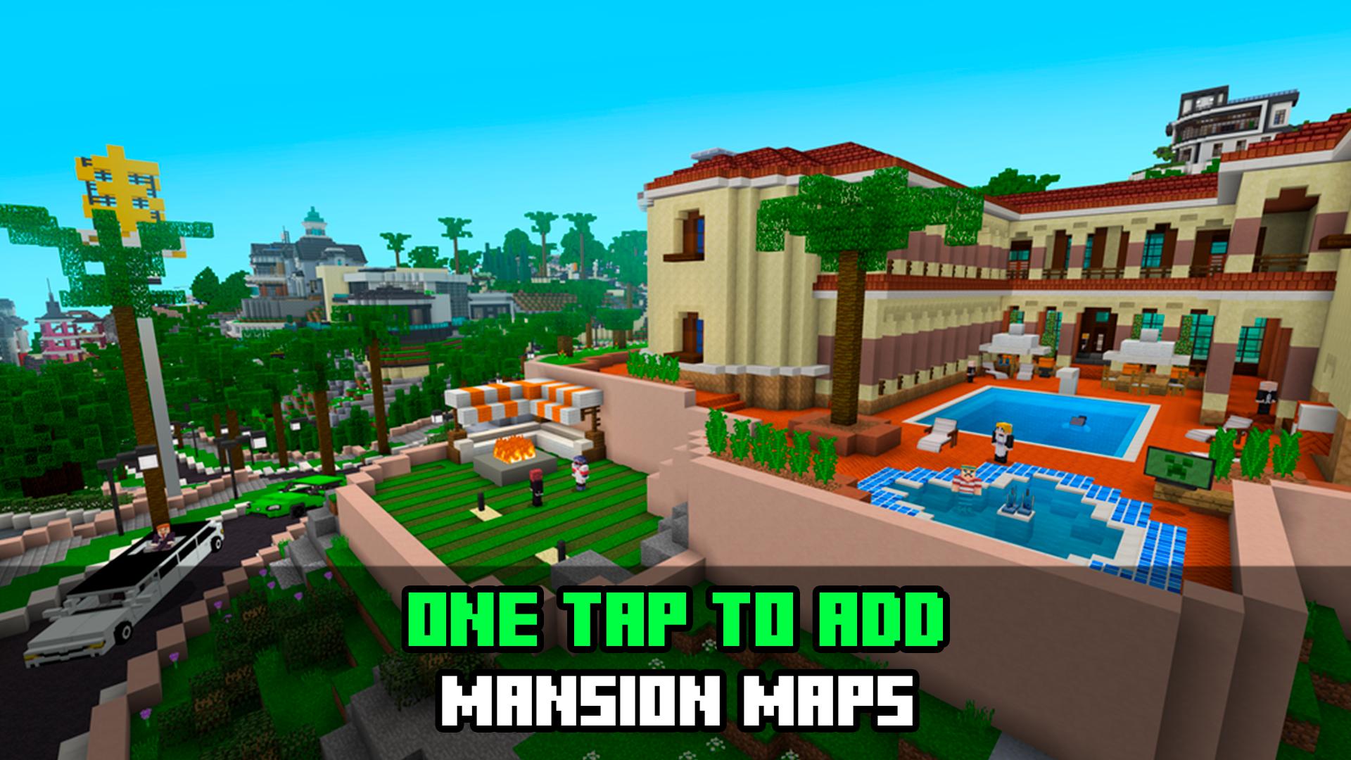 Modern Mansion Maps For Android Apk Download - skyblock modern house roblox