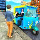 Modern Rickshaw Driving-Tuk Tuk Rickshaw Simulator icône
