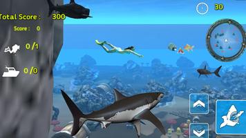 Deadly Shark Simulator : Blue whale  hunting Game 海報