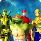 Tortue Hero Ninja Jeux de combat avec super-héros icône