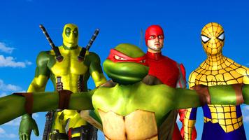 Turtle Hero Ninja 3D-Superhero Fighting Games 2019 screenshot 2
