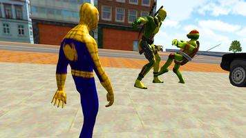 Trò chơi chiến đấu siêu anh hùng rùa 3D Ninja 2019 ảnh chụp màn hình 3