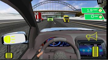 Racing In Car: Highway Traffic Racer captura de pantalla 1