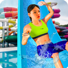 Trò chơi trượt nước: Trò chơi Rush Water Park 2019 biểu tượng