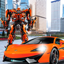 Flying Robot Car Transformer:Superhero Robots Game APK