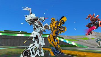 Flying Robot Car Transformer:Superhero Robots Game screenshot 2