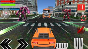 Flying Robot Car Transformer:Superhero Robots Game ảnh chụp màn hình 1