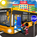 City School Bus Drive:Jeu amusant pour enfants icône