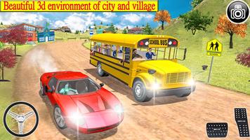 城市校车驾驶模拟：儿童趣味游戏 海報