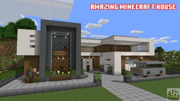 Poster Casa moderna per Minecraft