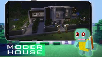 Modern House Map Minecraft ภาพหน้าจอ 3