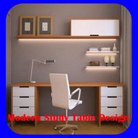 modern study table design Affiche