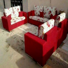 Modern sofa design icon