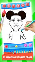 Amanda Adventurer Coloring Plakat