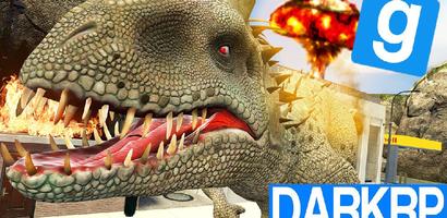 garry's mod jurassic mod syot layar 1