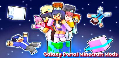Galaxy Portal Minecraft Mods Cartaz