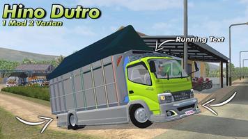 Truck Hino Dutro Pasiran Mod imagem de tela 1