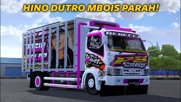 Truck Hino Dutro Pasiran Mod imagem de tela 2