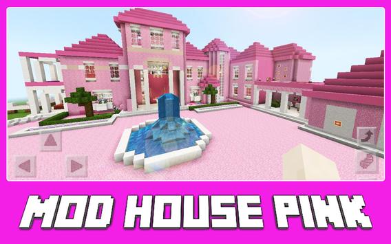 Mod Pink House - New Modern MCPE 2021 screenshot 2
