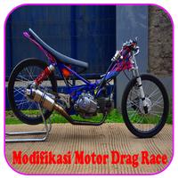 Modifikasi Motor Drag Race Plakat