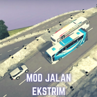 Mod Peta Jalan Ekstrim Bussid ícone