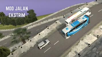 Mod Peta Jalan Ekstrim Bussid Plakat