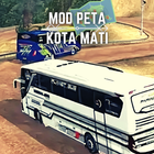 Mod Peta Kota Mati Bussid icône