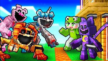 Mod Poppy Catnap in Minecraft poster