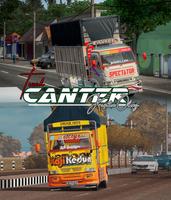 Truck Canter Kapten Oleng Affiche