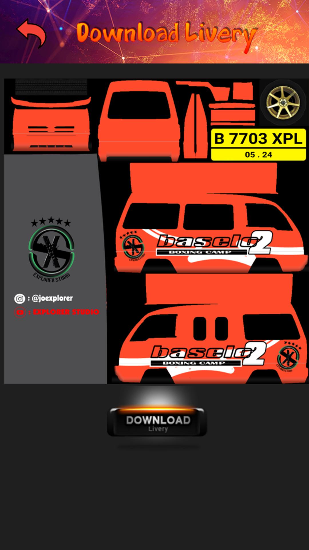 Livery Bussid Angkot Ceper - livery truck anti gosip