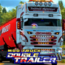 Mod Truck Double Trailer APK