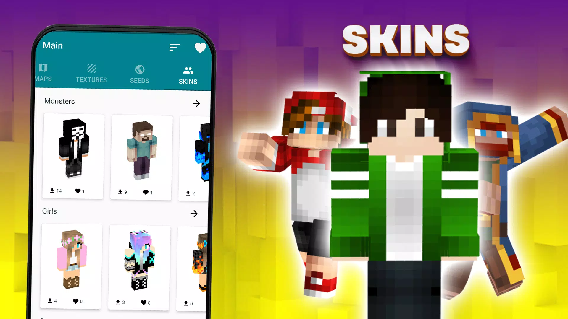 Download and play Mods Free 🔥Fire Skin & Maps 🤩 For MINECRAFT PE on PC  with MuMu Player