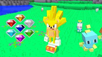 Skins Sonic for Minecraft Maps capture d'écran 2